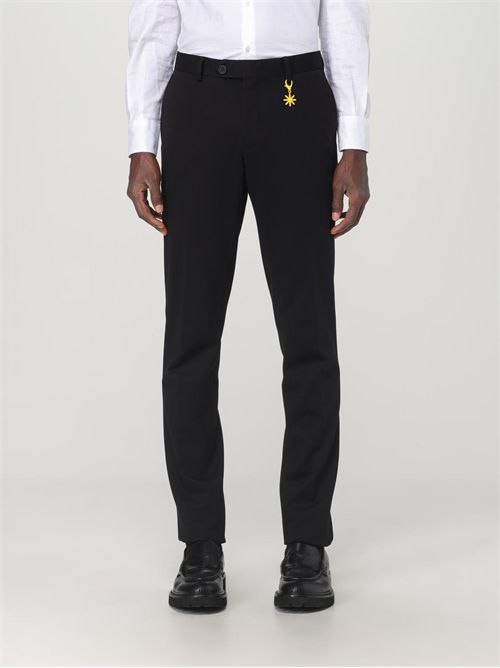 pantalone uomo nero MANUEL RITZ | P1858C243791/99